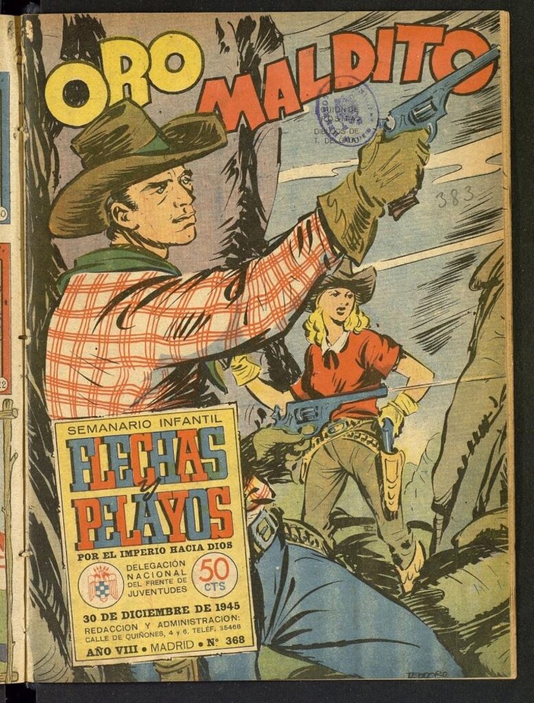 Miniatura de Flechas y Pelayos : semanario nacional infantil del 30 de diciembre de 1945, nº 368