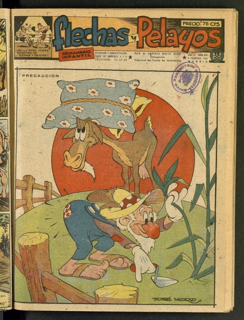 Miniatura de Flechas y Pelayos : semanario nacional infantil del 8 de febrero de 1948, nº 473