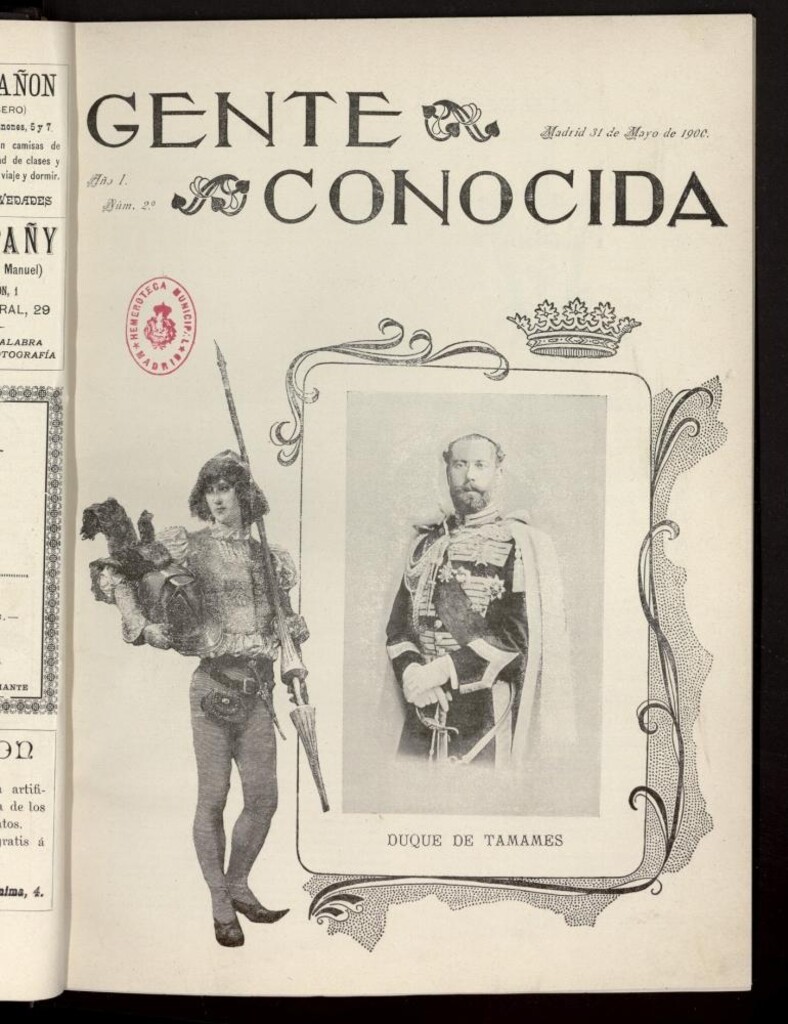 Miniatura de Gente Conocida del 31 de mayo de 1900, nº 2