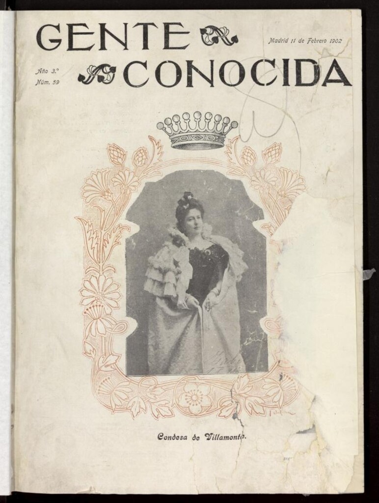 Miniatura de Gente Conocida del 11 de febrero de 1902, nº 59