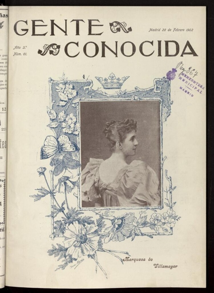 Miniatura de Gente Conocida del 28 de febrero de 1902, nº 61