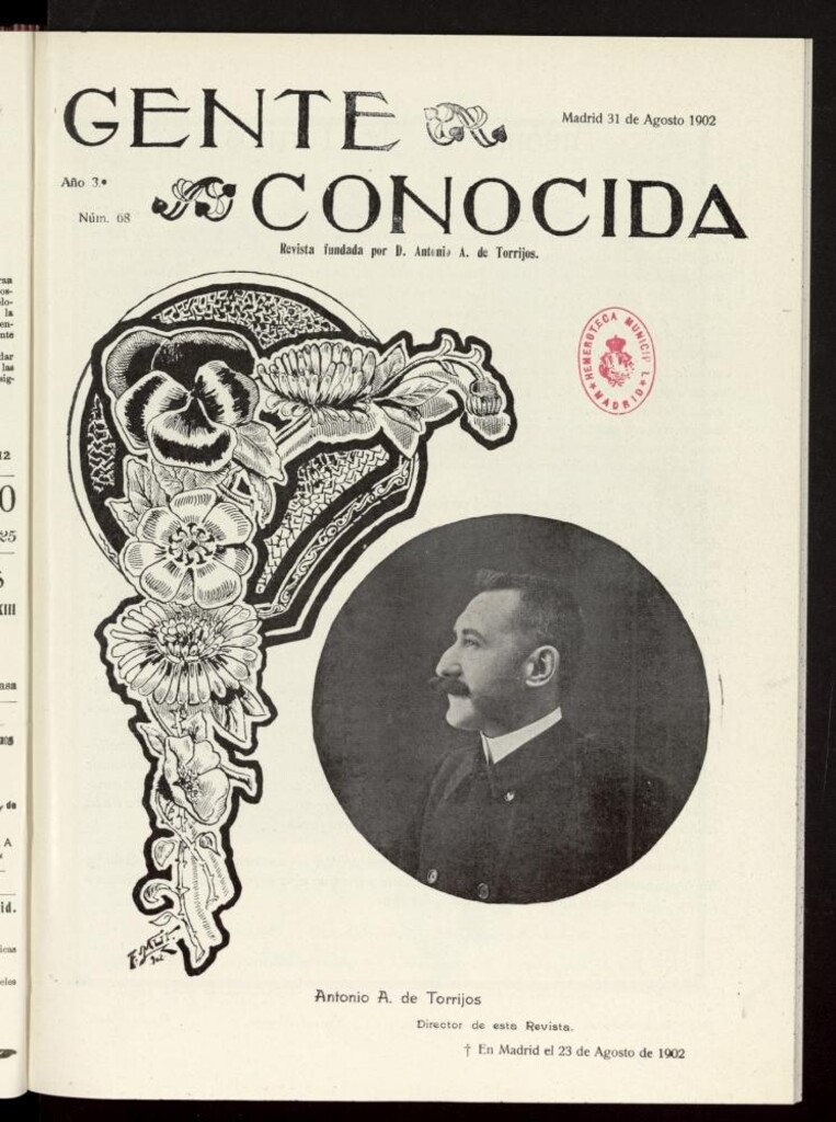 Miniatura de Gente Conocida del 31 de agosto de 1902, nº 68