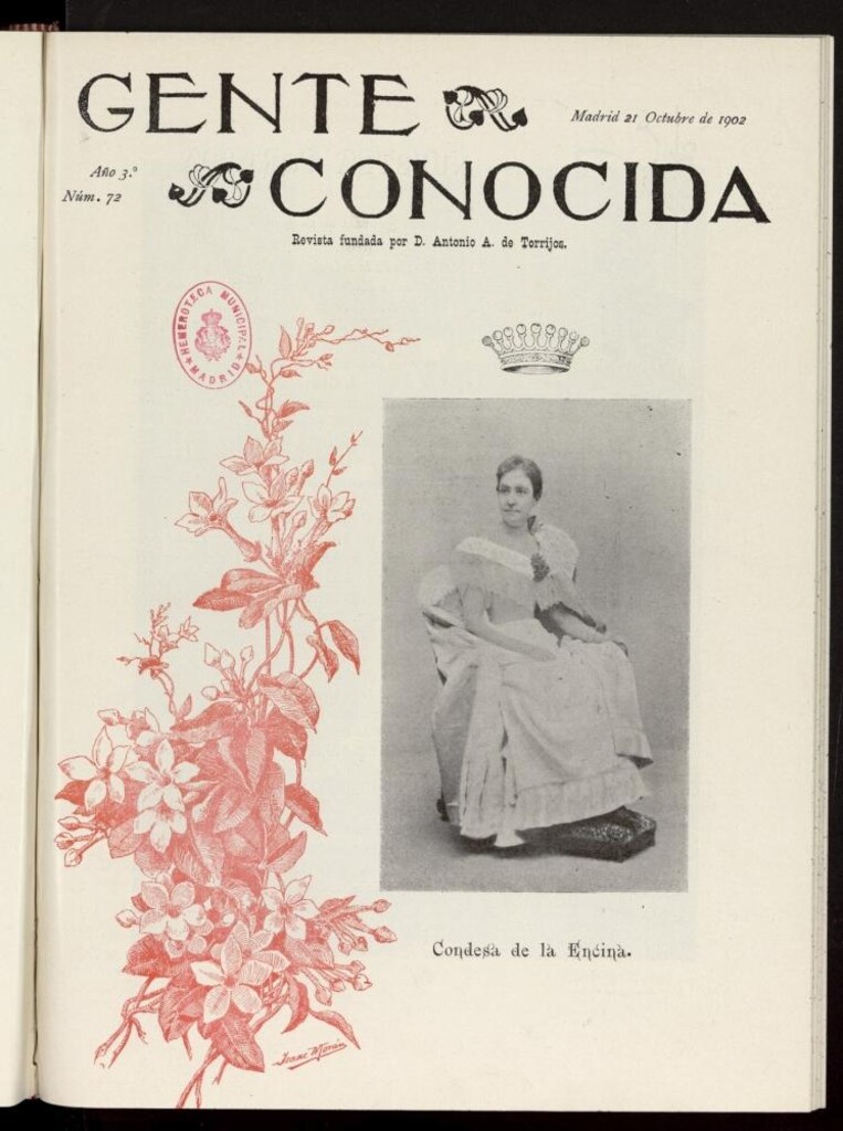 Miniatura de Gente Conocida del 21 de octubre de 1902, nº 72