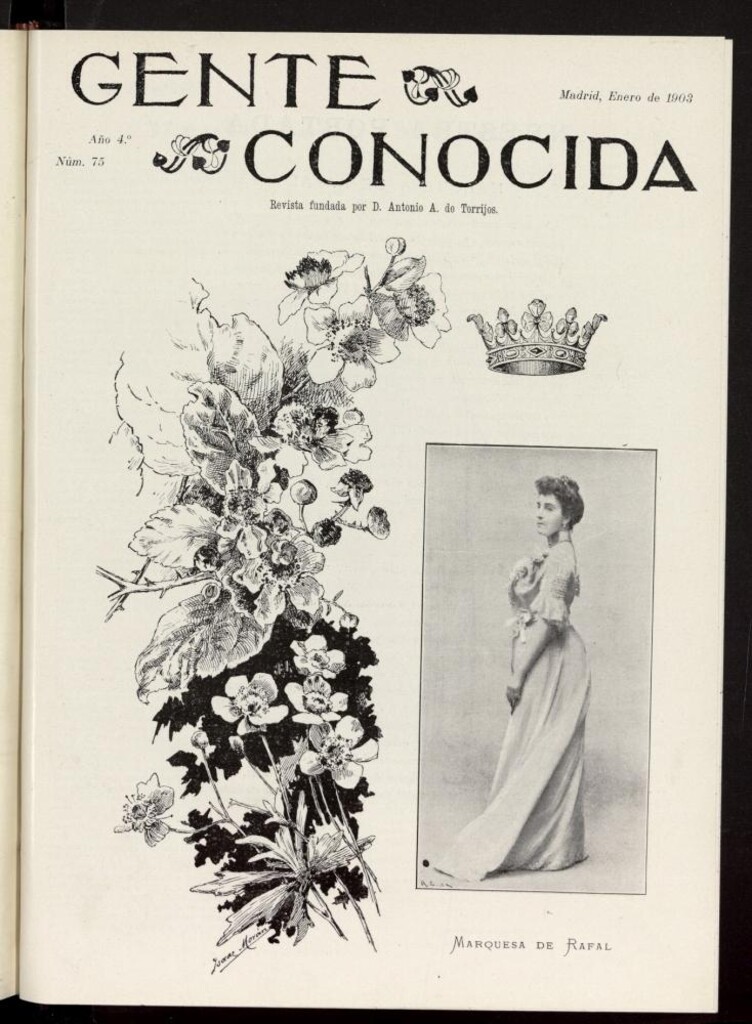 Miniatura de Gente Conocida de enero de 1903, nº 75