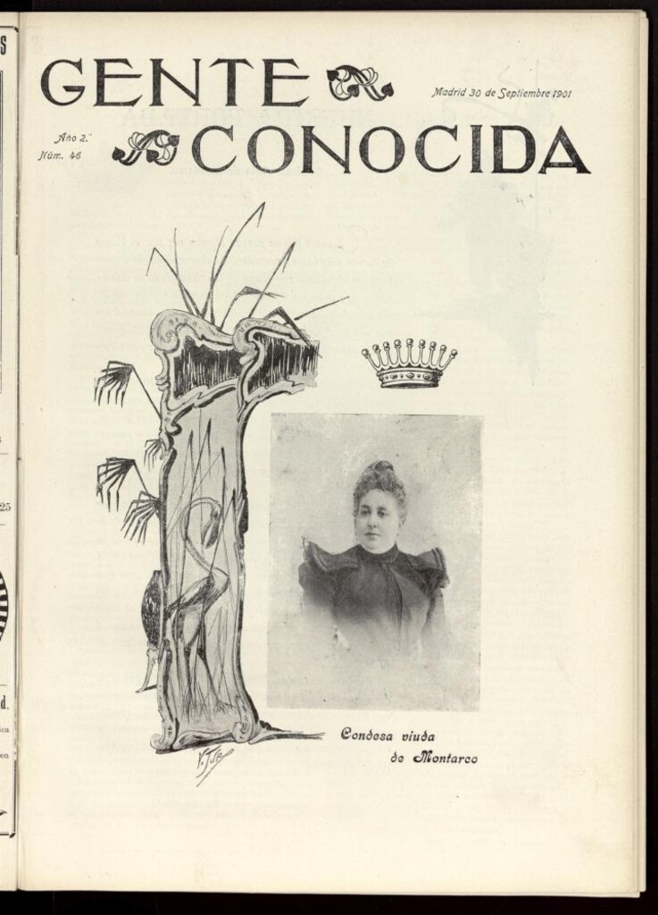 Miniatura de Gente Conocida del 30 de septiembre de 1901, nº 46