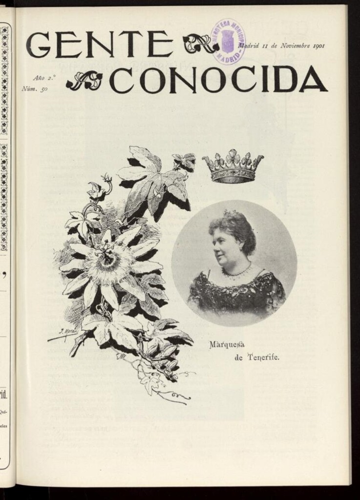 Miniatura de Gente Conocida del 11 de noviembre de 1901, nº 50