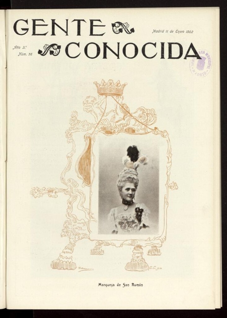Miniatura de Gente Conocida del 11 de enero de 1902, nº 56