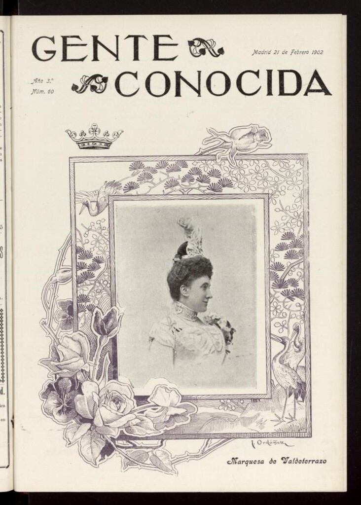 Miniatura de Gente Conocida del 21 de febrero de 1902, nº 60