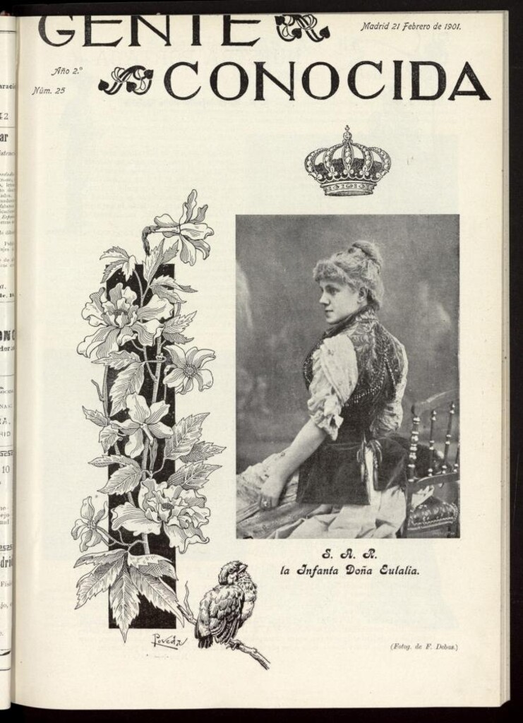 Miniatura de Gente Conocida del 21 de febrero de 1901, nº 25