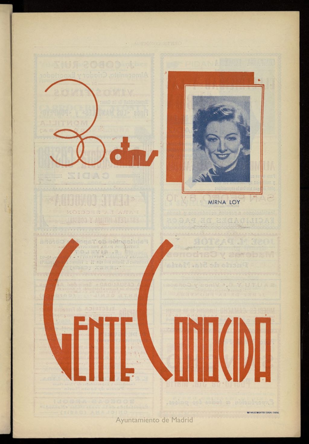 Miniatura de Gente Conocida : revista semanal ilustrada del 12 de abril de 1938, nº 43