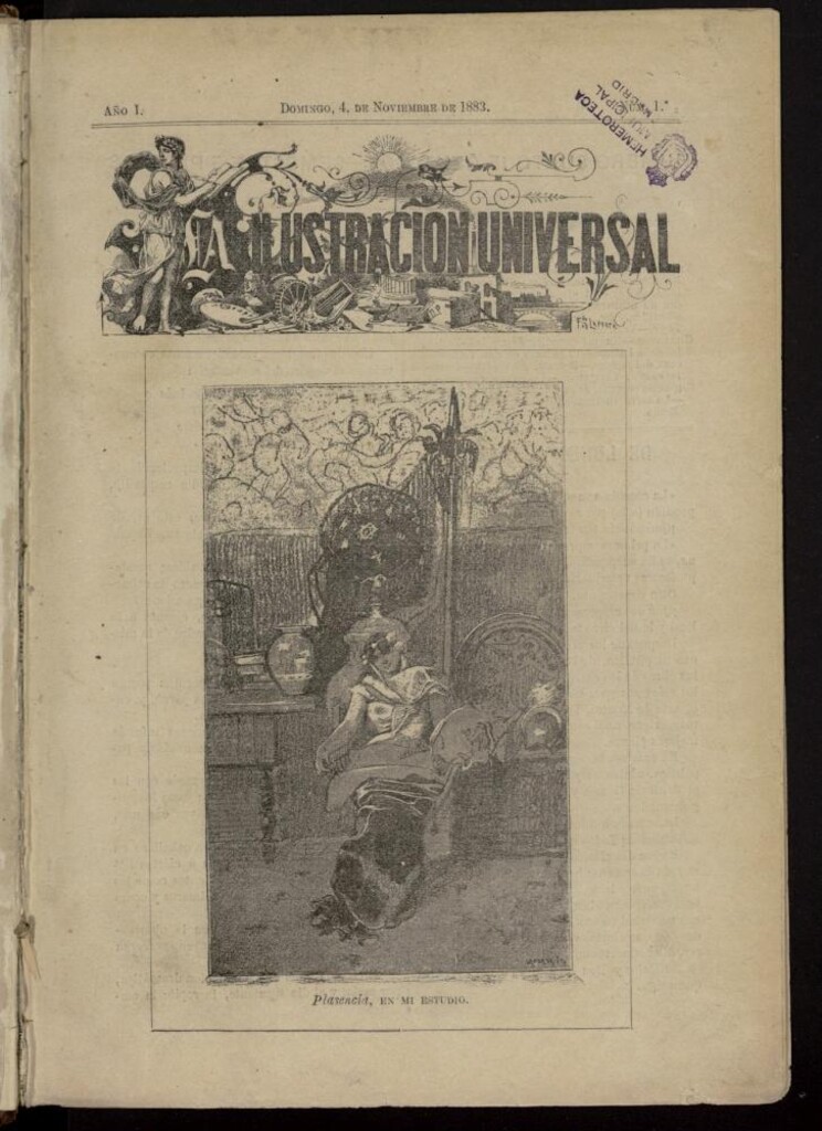 Miniatura de La Ilustración Universal del 4 de noviembre de 1883, nº 1