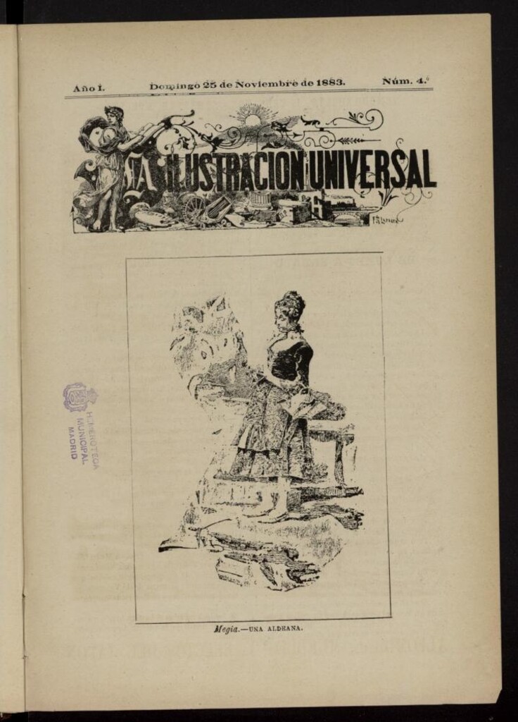 Miniatura de La Ilustración Universal del 25 de noviembre de 1883, nº 4