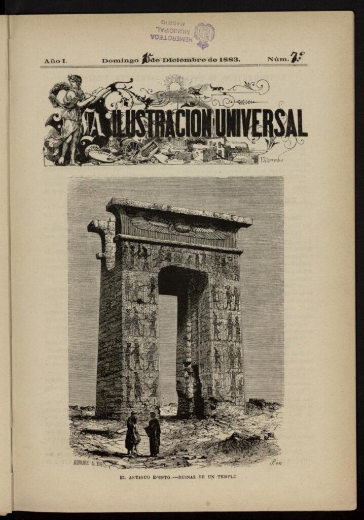 Miniatura de La Ilustración Universal del 16 de diciembre de 1883, nº 7