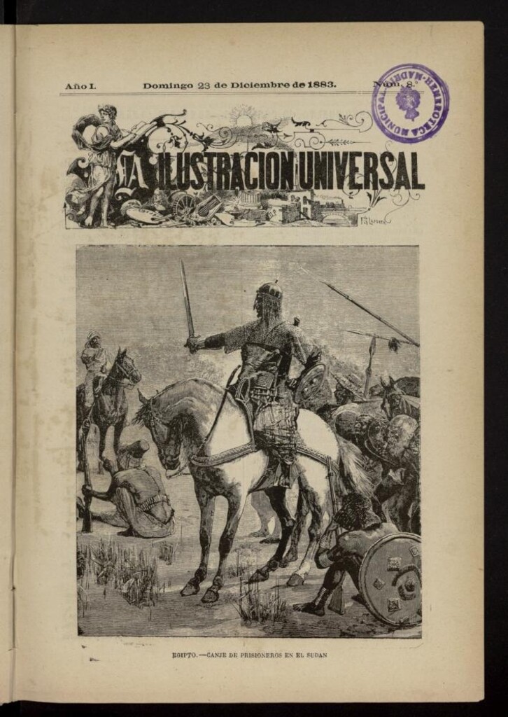 Miniatura de La Ilustración Universal del 23 de diciembre de 1883, nº 8