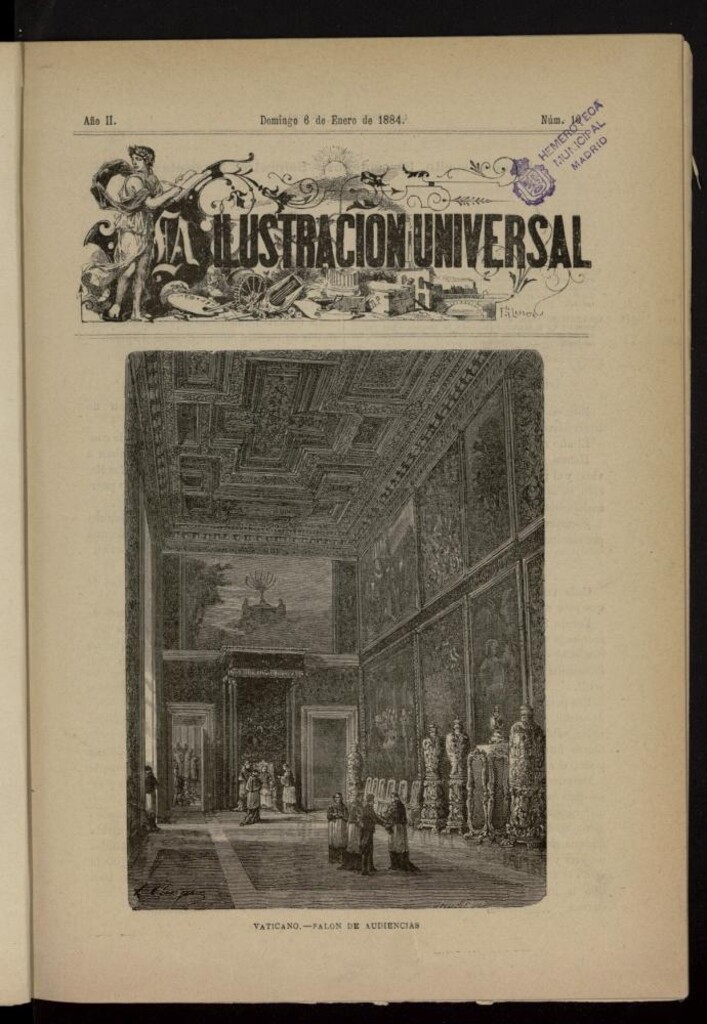 Miniatura de La Ilustración Universal del 6 de enero de 1884, nº 10