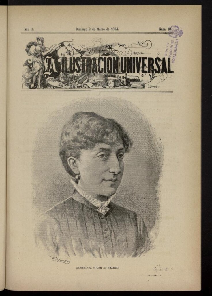 Miniatura de La Ilustración Universal del 2 de marzo de 1884, nº 18