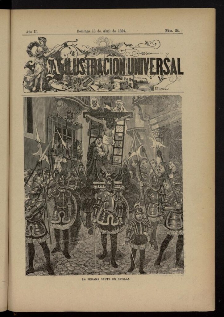 Miniatura de La Ilustración Universal del 13 de abril de 1884, nº 24