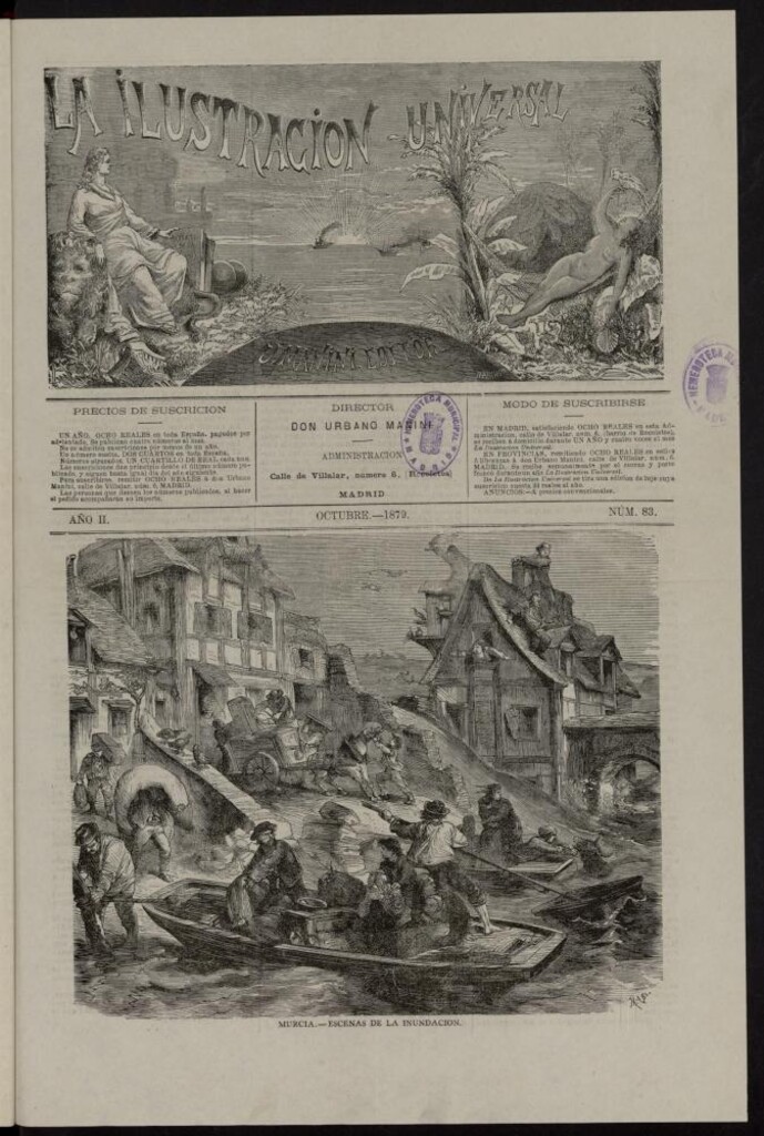 Miniatura de La Ilustración Universal de octubre de 1879, nº  83