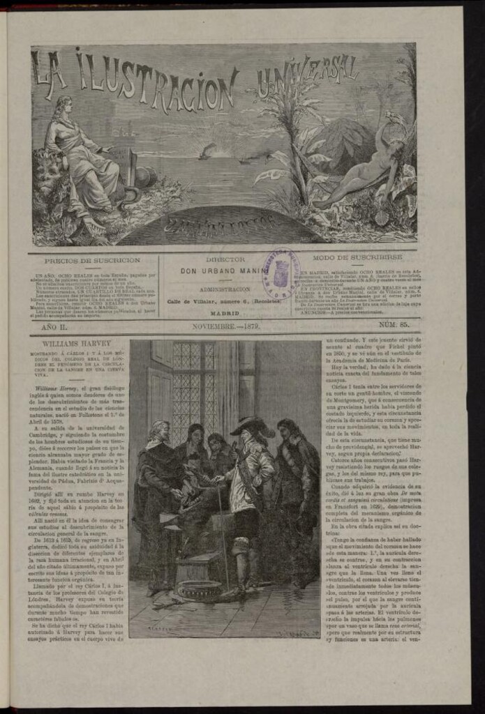 Miniatura de La Ilustración Universal de noviembre de 1879, nº  85