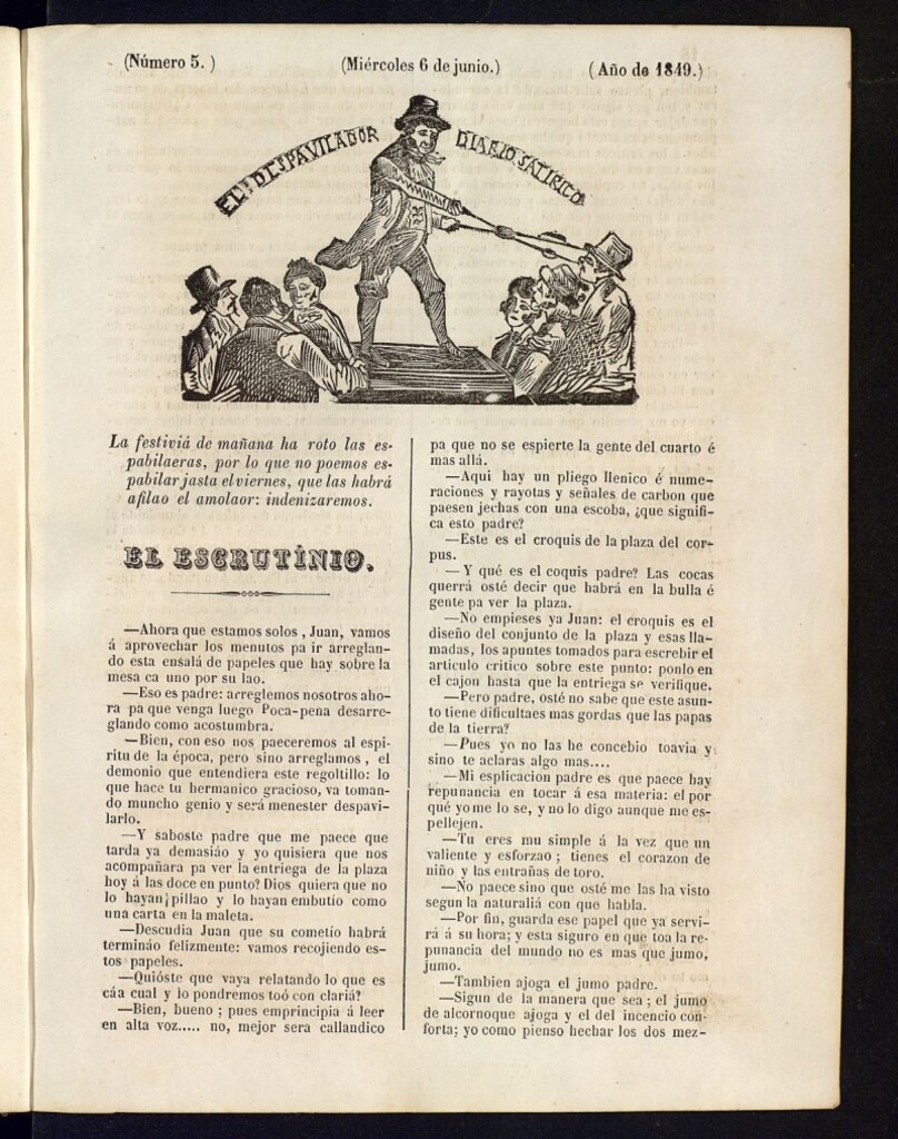 Miniatura de El Despavilador de 6 de junio de 1849, nº 5