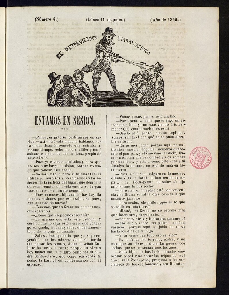 Miniatura de El Despavilador de 11 de junio de 1849, nº 8