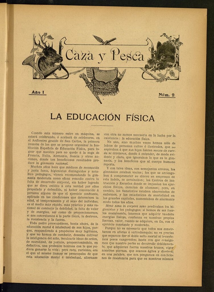 Miniatura de Caza y Pesca , nº 2