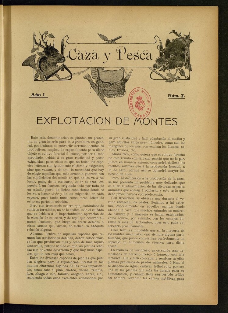 Miniatura de Caza y Pesca, nº 7