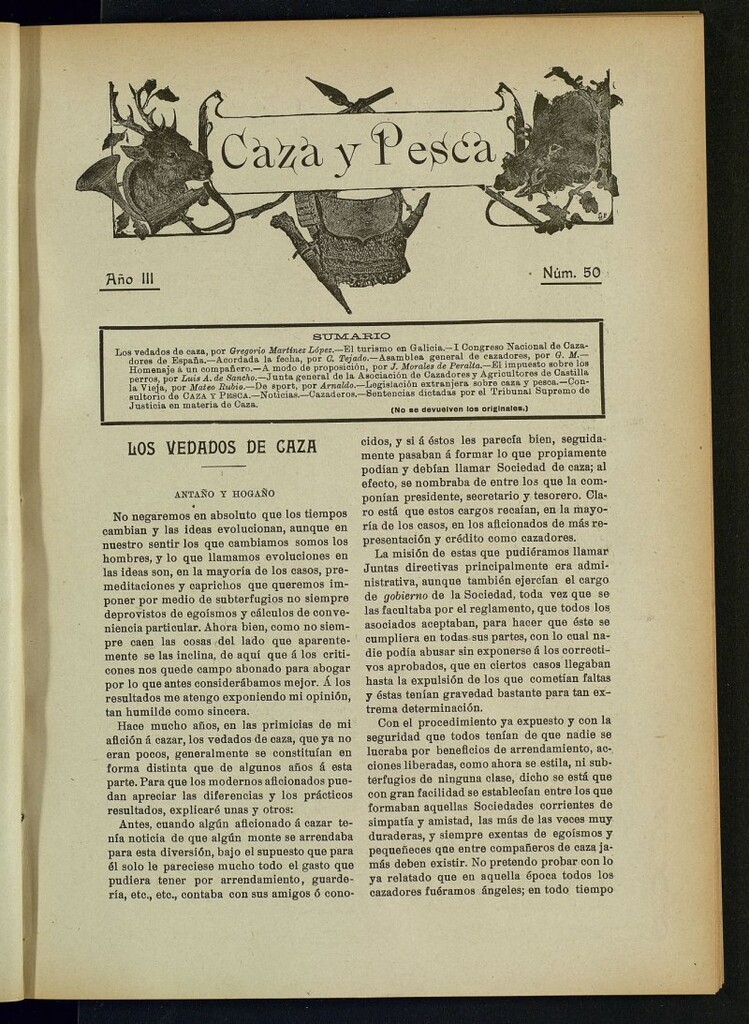 Miniatura de Caza y Pesca, nº 50