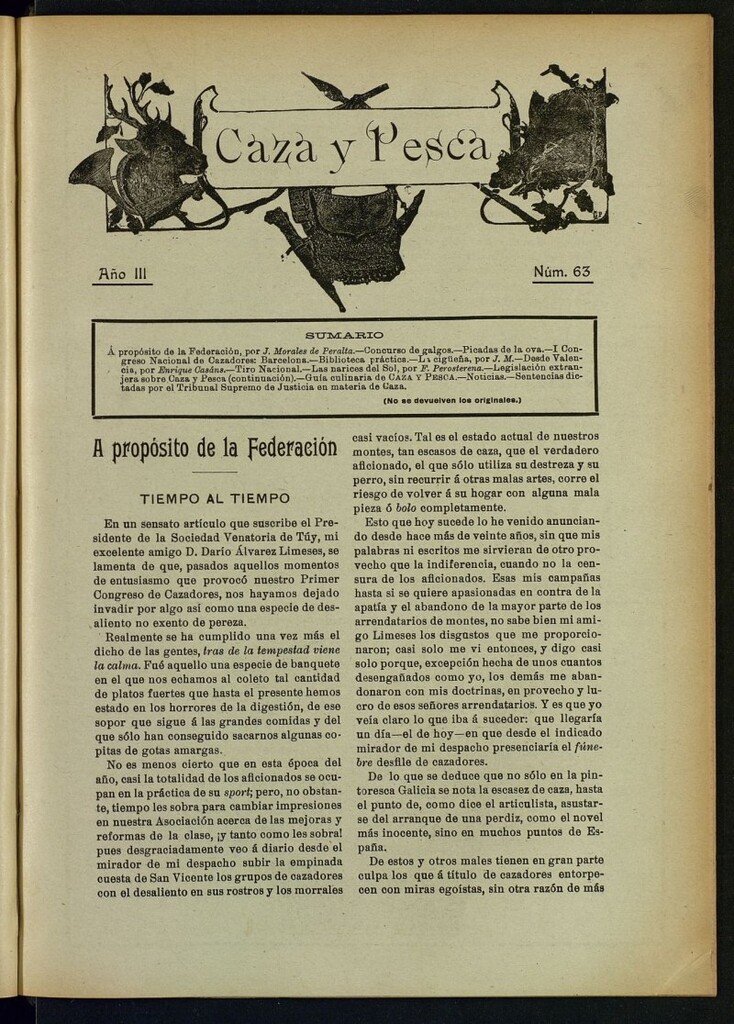 Miniatura de Caza y Pesca, nº 63
