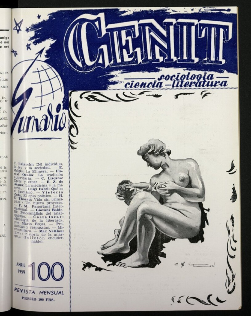 Miniatura de Cenit : revista mensual de Sociología, Ciencia y Literatura de abril de 1959, nº 100