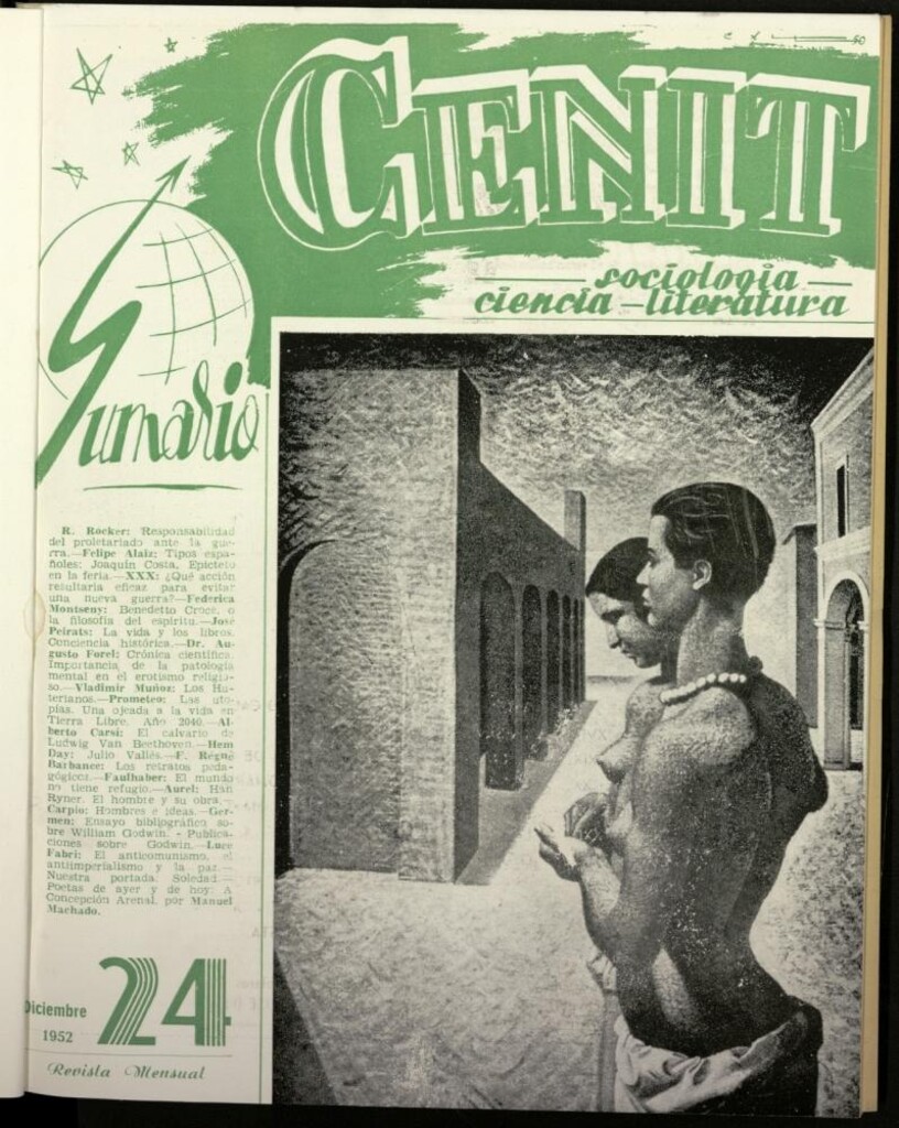 Miniatura de Cenit : revista mensual de Sociología, Ciencia y Literatura de diciembre de 1952, nº 24