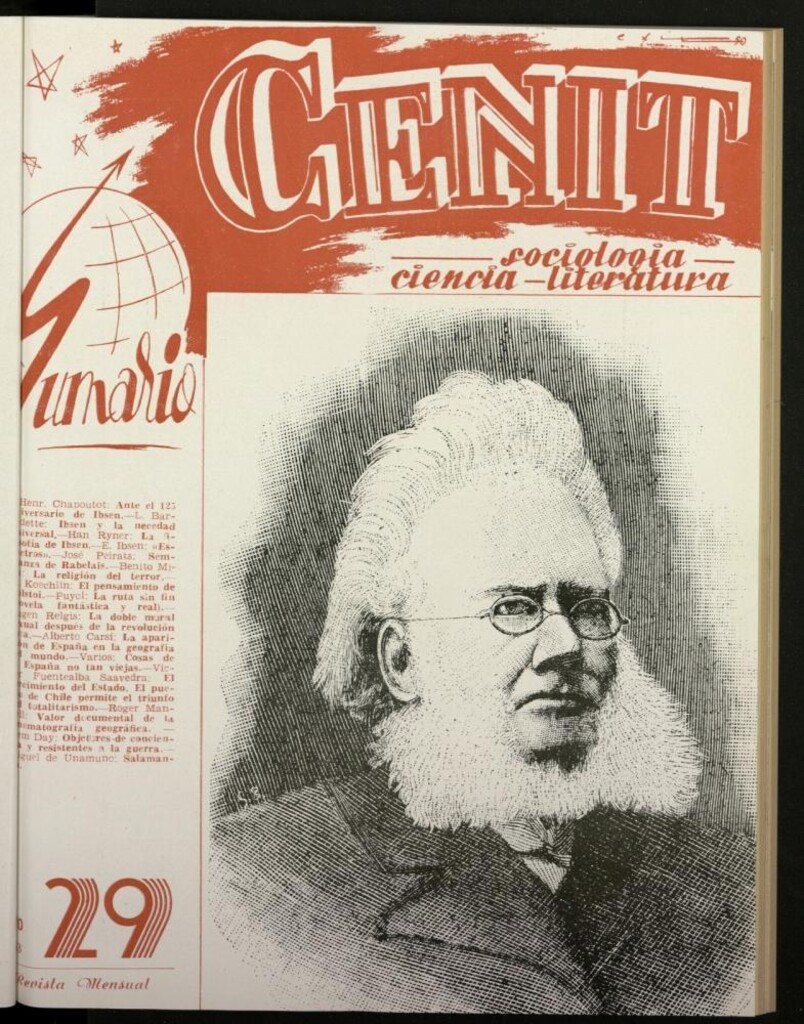 Miniatura de Cenit : revista mensual de Sociología, Ciencia y Literatura de mayo de 1953, nº 29