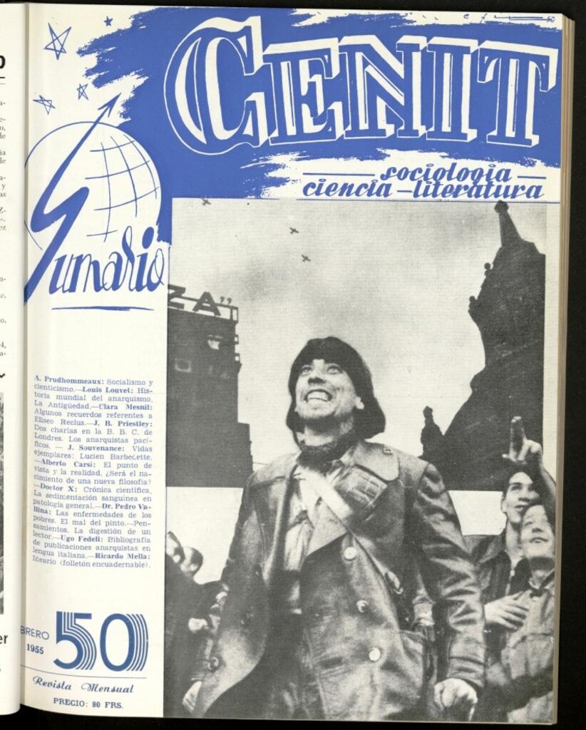 Miniatura de Cenit : revista mensual de Sociología, Ciencia y Literatura de febrero de 1955, nº 50
