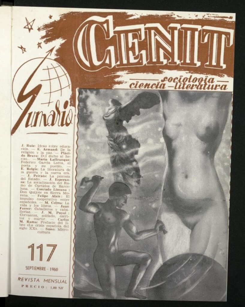 Miniatura de Cenit : revista mensual de Sociología, Ciencia y Literatura de septiembre de 1960, nº 117