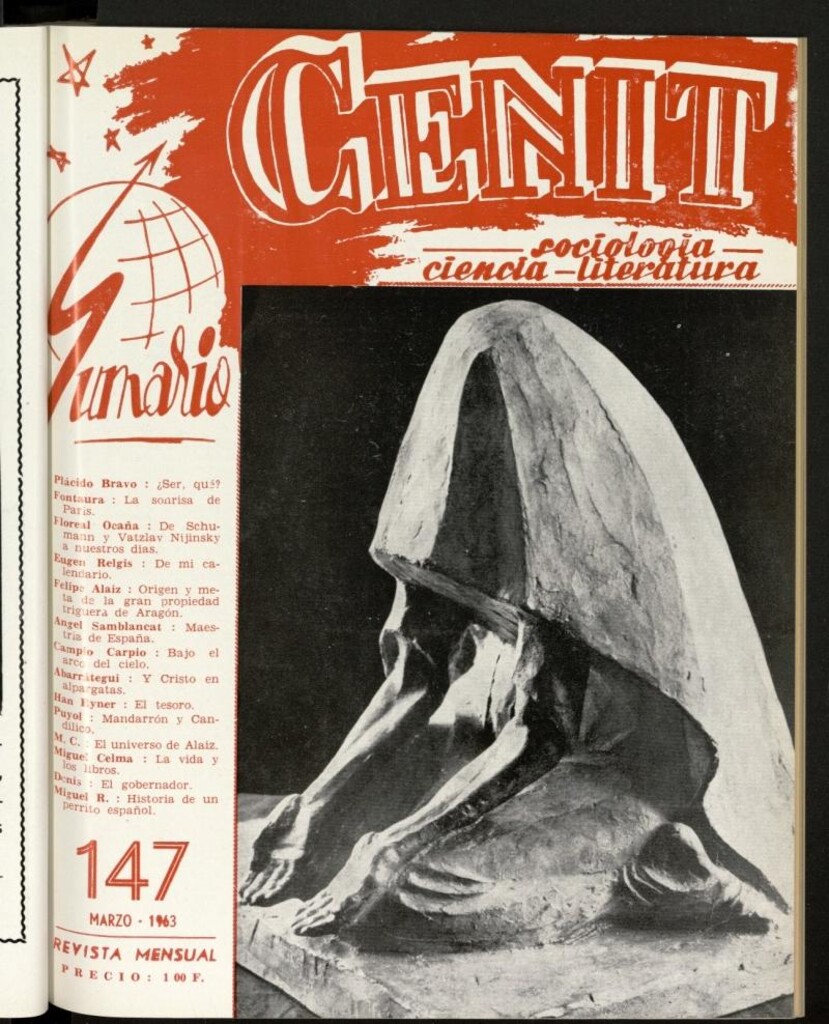 Miniatura de Cenit : revista mensual de Sociología, Ciencia y Literatura de marzo de 1963, nº 147
