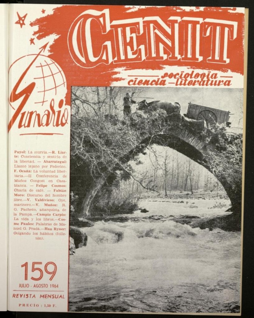Miniatura de Cenit : revista mensual de Sociología, Ciencia y Literatura de julio - agosto de 1964, nº 159