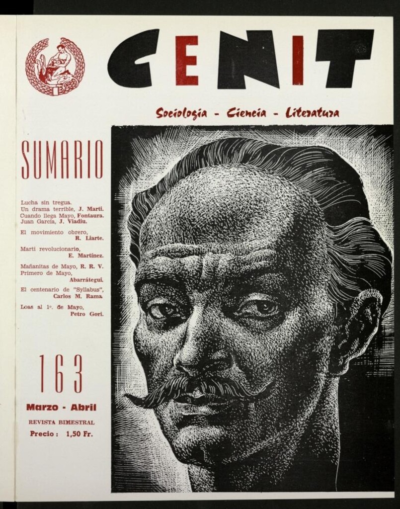 Miniatura de Cenit : revista mensual de Sociología, Ciencia y Literatura de marzo-abril de 1965, nº 163