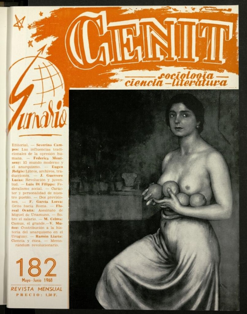 Miniatura de Cenit : revista mensual de Sociología, Ciencia y Literatura de mayo-junio de 1968, nº 182