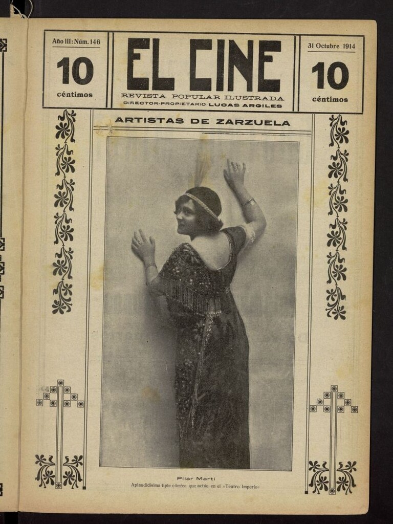 Miniatura de El Cine : revista popular ilustrada del 31 de octubre de 1914