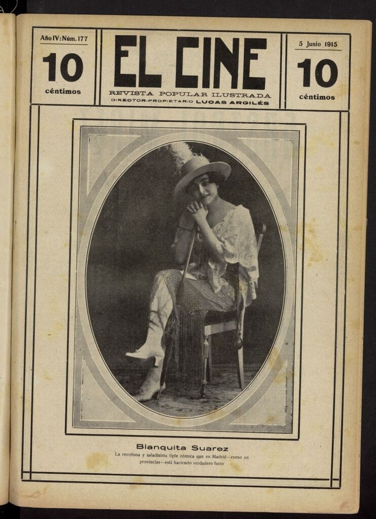 Miniatura de El Cine : revista popular ilustrada del 5 de junio de 1915