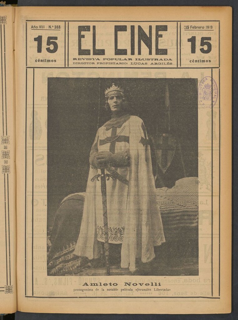 Miniatura de El Cine : revista popular ilustrada del del 15 de febrero de 1919