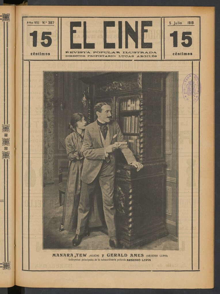 Miniatura de El Cine : revista popular ilustrada del del 5 de julio de 1919