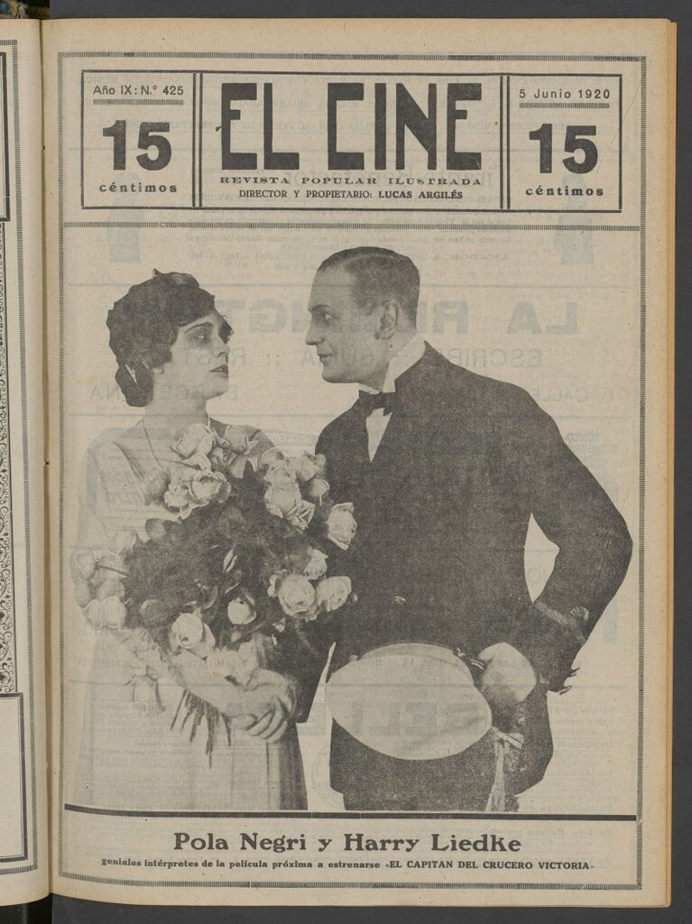 Miniatura de El Cine : revista popular ilustrada del 5 de junio de 1920