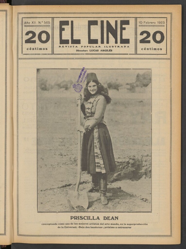 Miniatura de El Cine : revista popular ilustrada del 10 de febrero de 1923