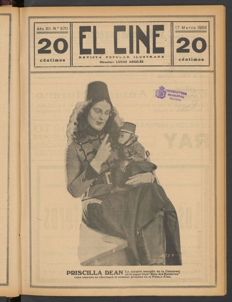 Miniatura de El Cine : revista popular ilustrada del 17 de marzo de 1923