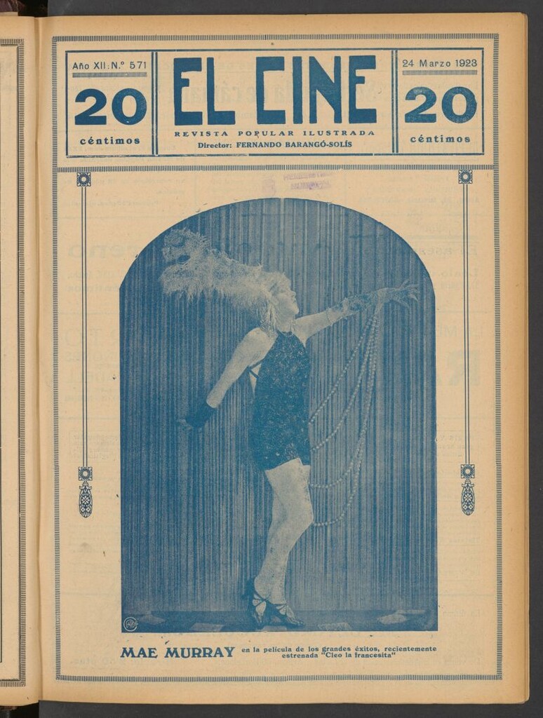 Miniatura de El Cine : revista popular ilustrada del 24 de marzo de 1923