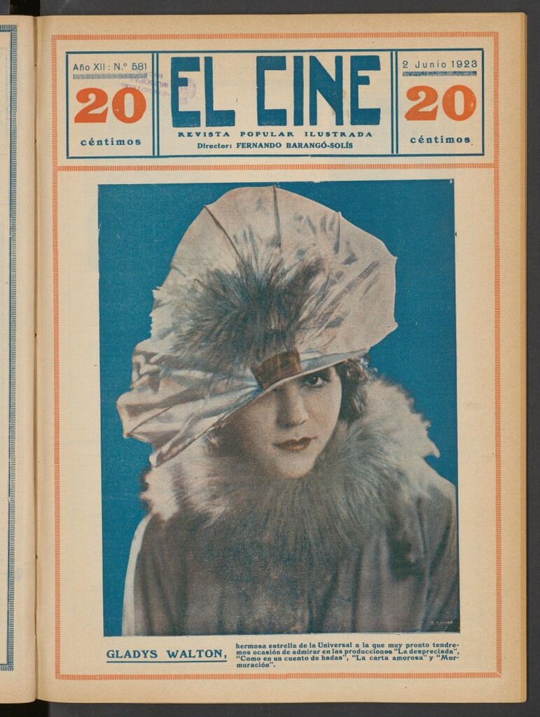 Miniatura de El Cine : revista popular ilustrada del 2 de junio de 1923
