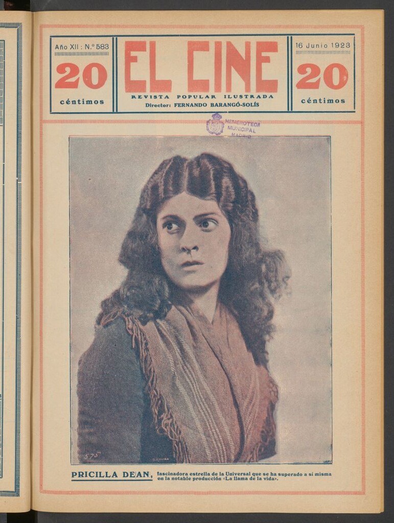 Miniatura de El Cine : revista popular ilustrada del 16 de junio de 1923