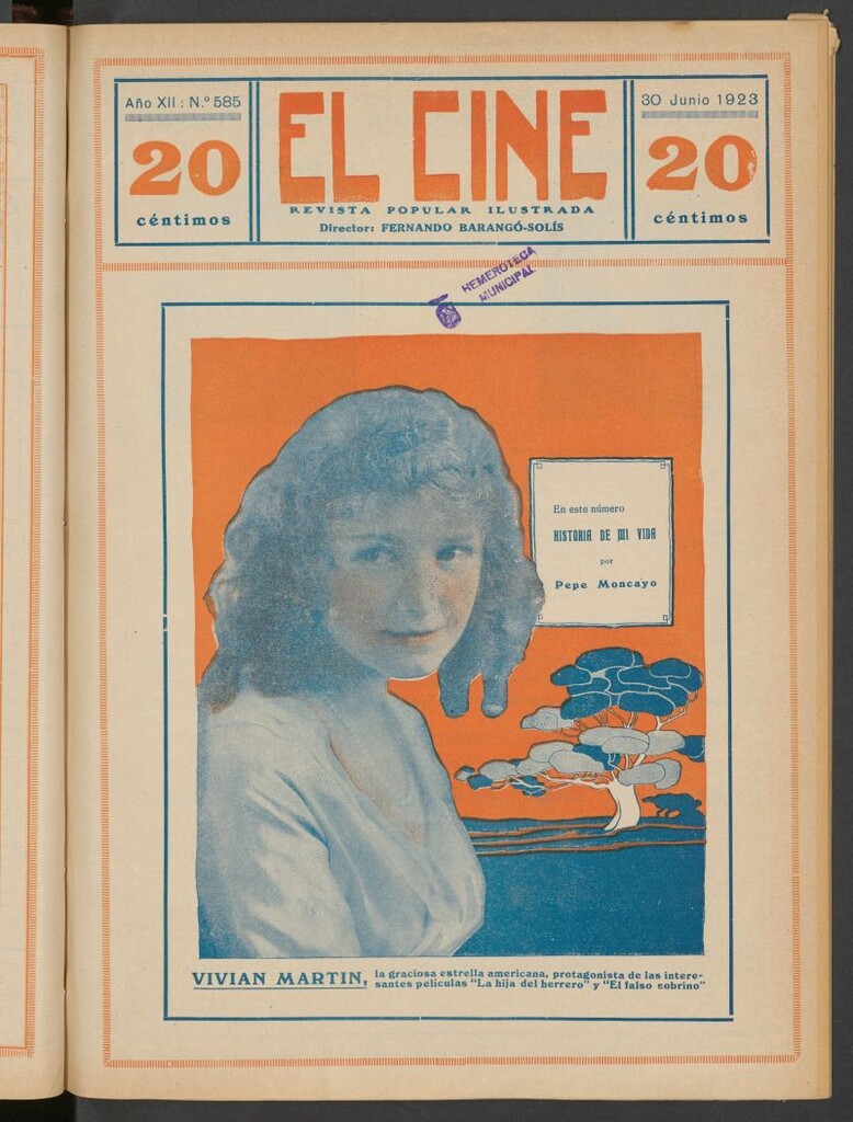 Miniatura de El Cine : revista popular ilustrada del 30 de junio de 1923
