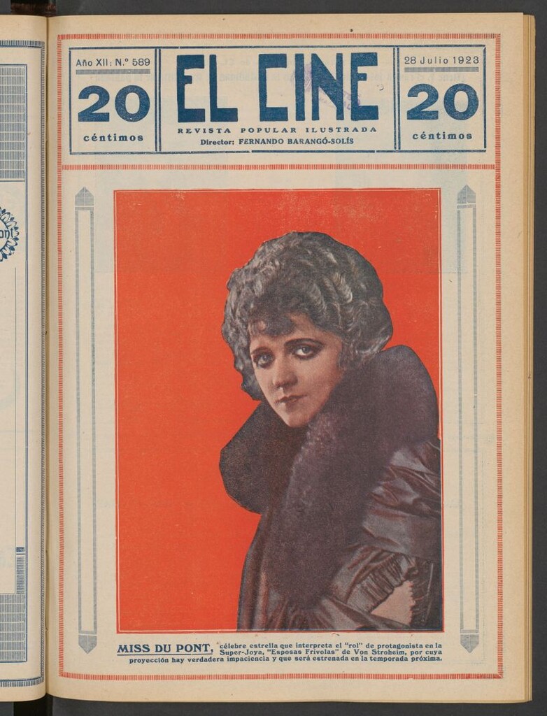 Miniatura de El Cine : revista popular ilustrada del 28 de julio de 1923
